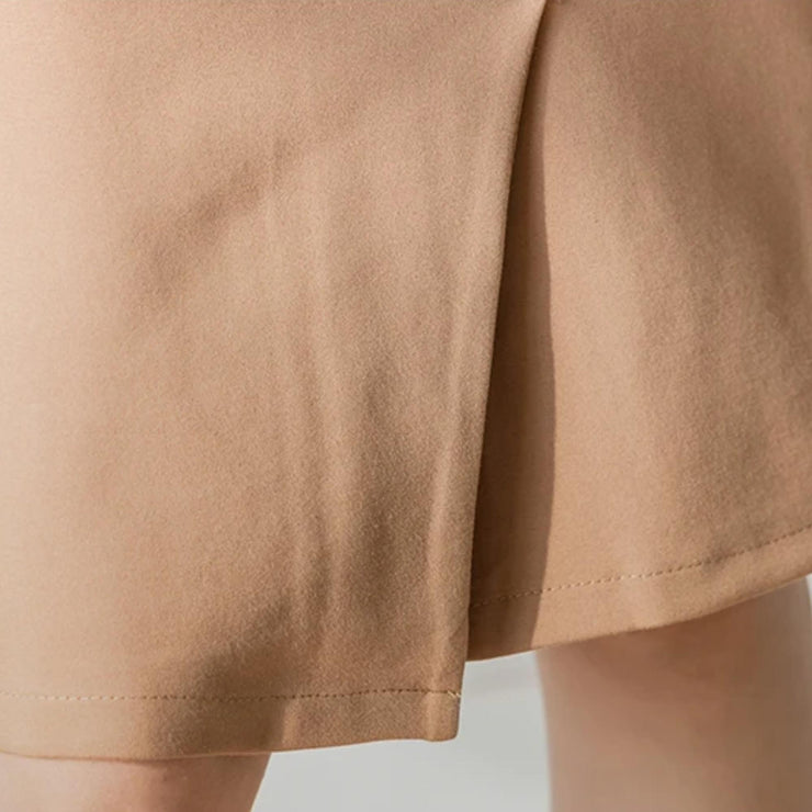 Asymmetry Charm High-Waist Pencil Skirt