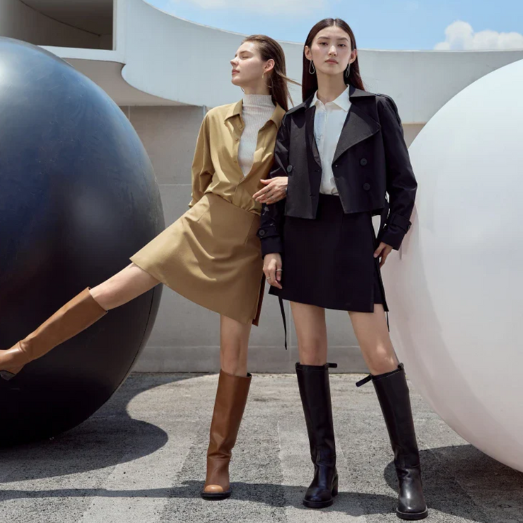 Minimalist Casual Shorts Skirts Women High Waist A-Line Mini Skirt