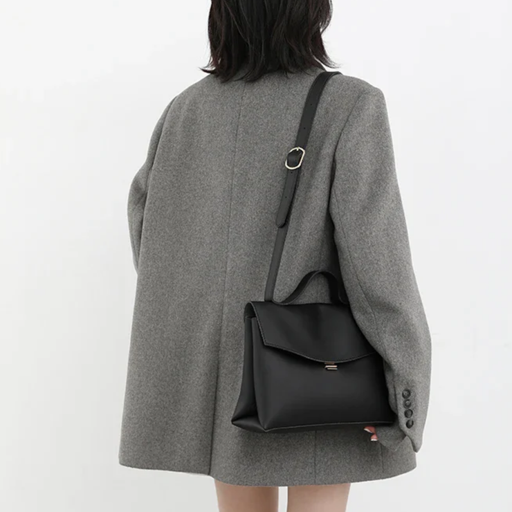 The Astoria Wool Blend Tailored Coat