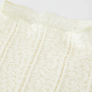 Élise Lace High-Neck Blouse