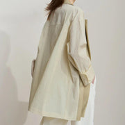 Solene Linen-Blend Textured Blazer