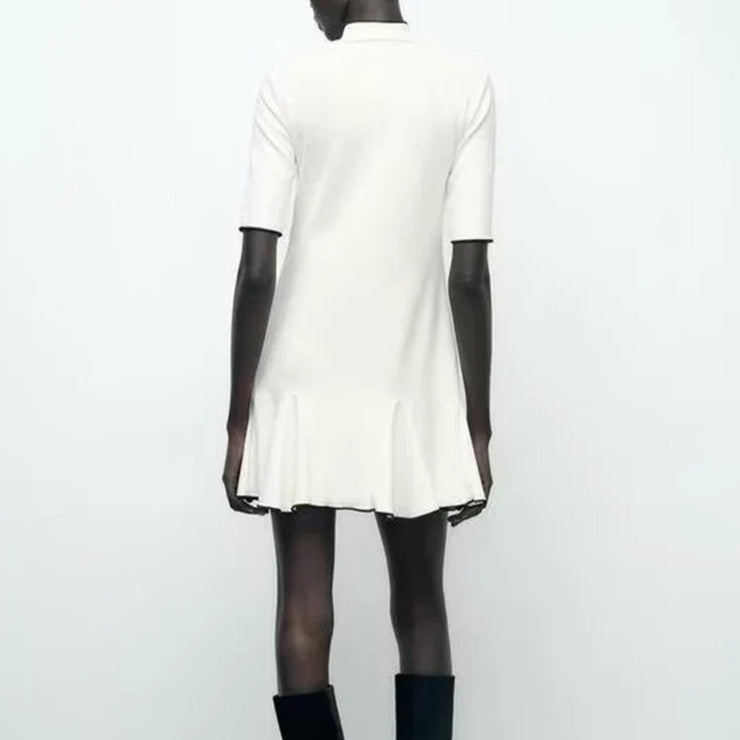 Mod Pocket Flare Mini Dress