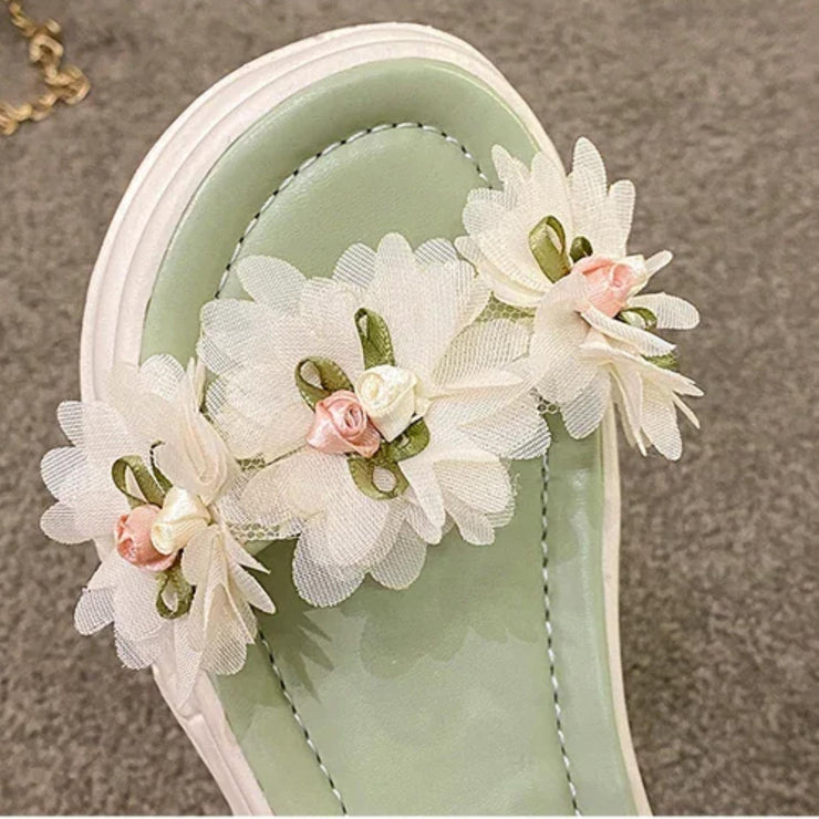 Blossom Pearl Garden Sandals