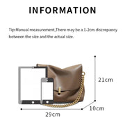 Geneva Luxe Foldover Chain Bag