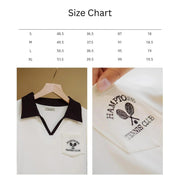 Marden Retro V-Neck Polo Shirt for Women
