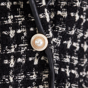 Black & White Tweed Checkers Jacket