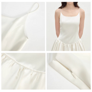 "Ballet" Acetate Satin Luxury Slip Dress