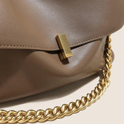 Geneva Luxe Foldover Chain Bag