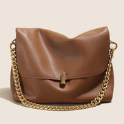 Geneva Luxe Foldover Chain Bag