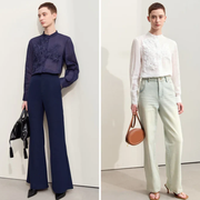 Magnolia Crest Embroidered Ramie Blouse