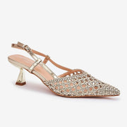 Lumière Woven Slingback Heels