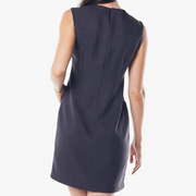 Italian Wool Dress Pleated With Pockets