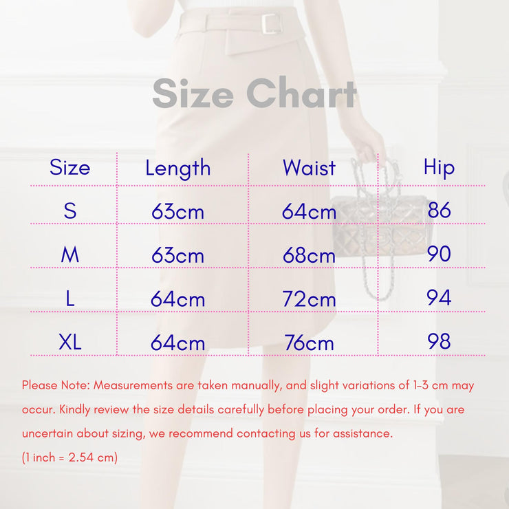 Cambridge Contour Belted Pencil Skirt