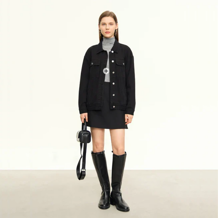 Minimalist Casual Shorts Skirts Women High Waist A-Line Mini Skirt