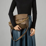 Geneva Luxe Foldover Chain Bag