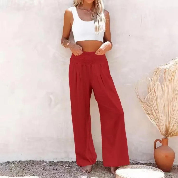 Coastal Breeze High-Waist Lounge Pants