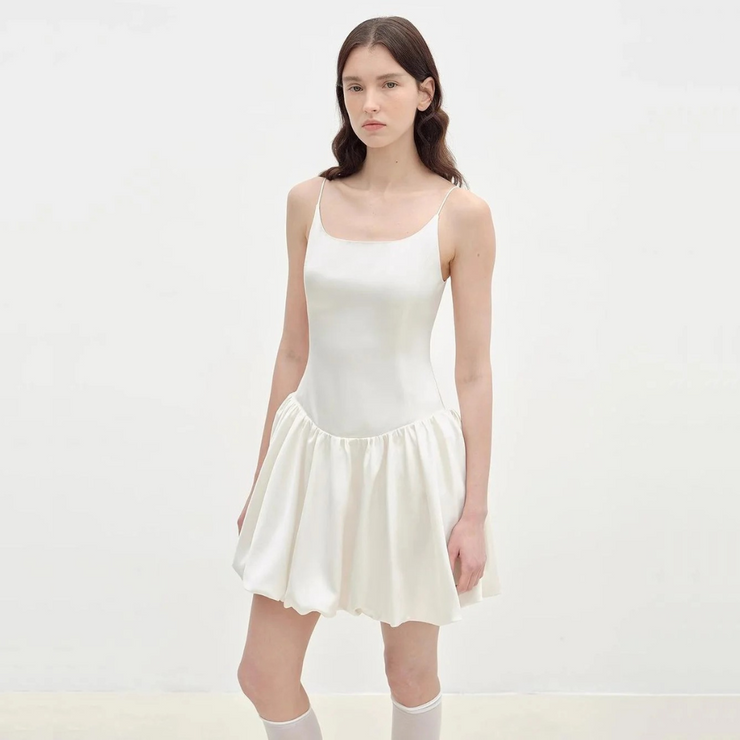 "Ballet" Acetate Satin Luxury Slip Dress