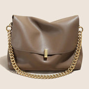 Geneva Luxe Foldover Chain Bag