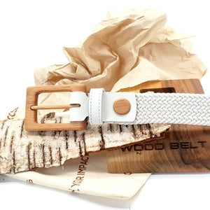 Luxury Women's Braided Cotton Wood Belt Yellowstone Brave 314