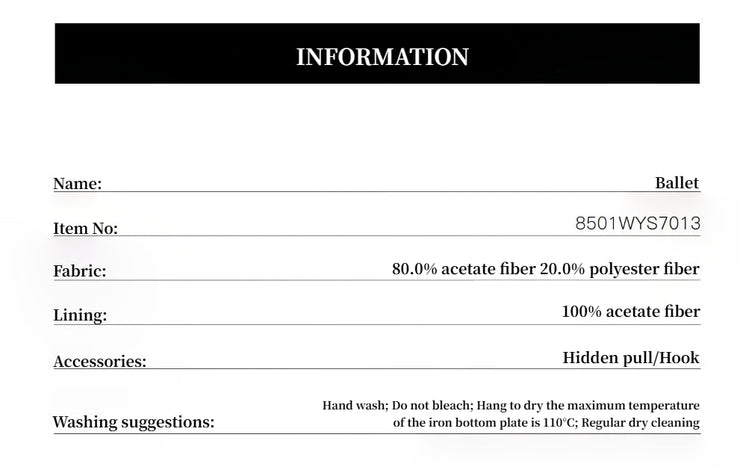 "Ballet" Acetate Satin Luxury Slip Dress