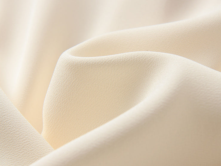 Pearl Button Pleated Ruffle Blouse