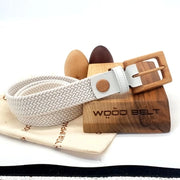 Luxury Women's Braided Cotton Wood Belt Yellowstone Brave 314
