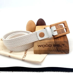 Luxury Women's Braided Cotton Wood Belt Yellowstone Brave 314