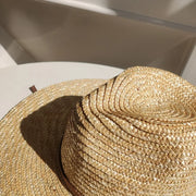 Fashionable Straw Wide Brim Sun Hat for Women