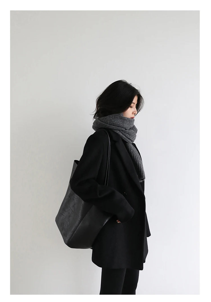 The Astoria Wool Blend Tailored Coat