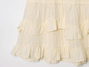 Summer Muse Ruffled Halter Mini Dress