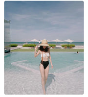Fashionable Straw Wide Brim Sun Hat for Women