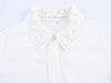 Chantelle Lace Trim Blouse – Classic French Elegance