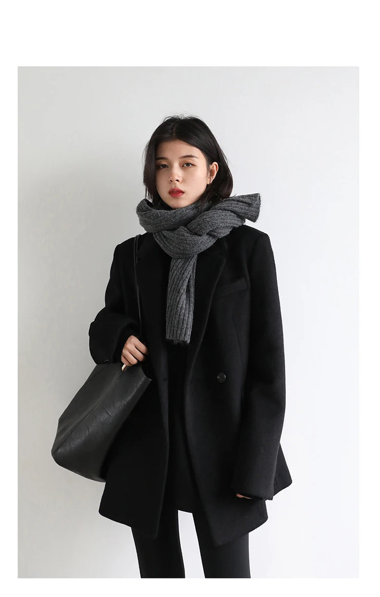 The Astoria Wool Blend Tailored Coat