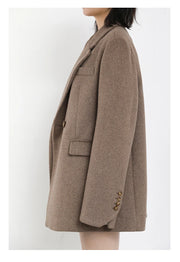 The Astoria Wool Blend Tailored Coat