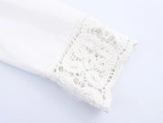 Chantelle Lace Trim Blouse – Classic French Elegance