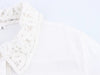 Chantelle Lace Trim Blouse – Classic French Elegance