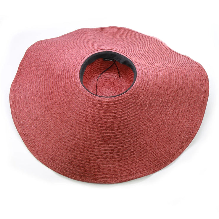 Oversized 70cm Foldable Sun Hat for Women