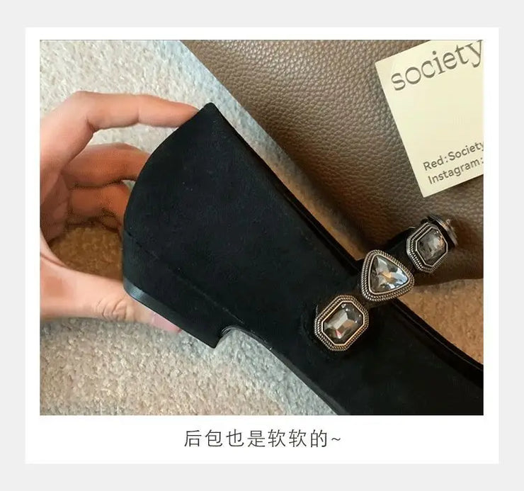 Shoes Women Flats Shallow Mouth Pointed Toe Loafers Ballerinas