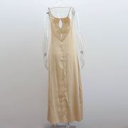 Chic Open Back Maxi Dress for Summer