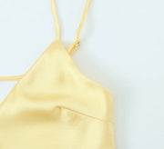 Satin Backless Slip Dress for Women