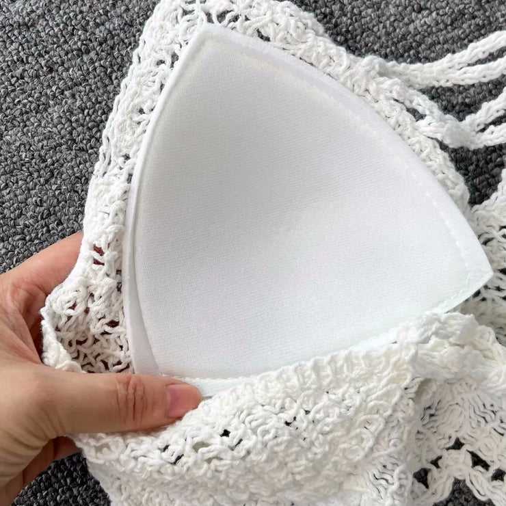 Two Piece Sets Women Summer Knit Camisole Elastic Waist Shorts