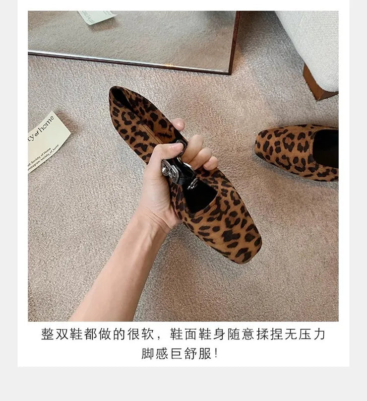 Shoes Women Flats Shallow Mouth Pointed Toe Loafers Ballerinas