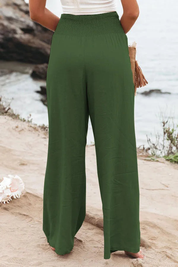Coastal Breeze High-Waist Lounge Pants