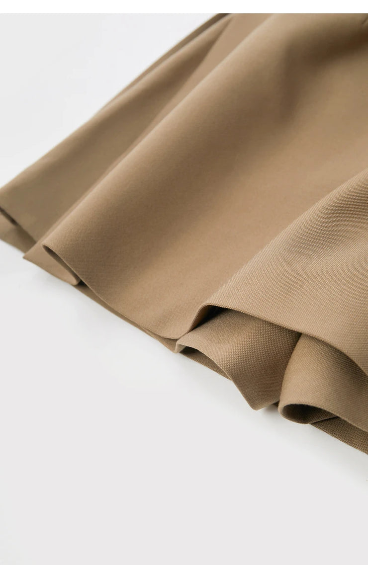 Minimalist Casual Shorts Skirts Women High Waist