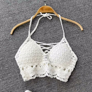 Two Piece Sets Women Summer Knit Camisole Elastic Waist Shorts