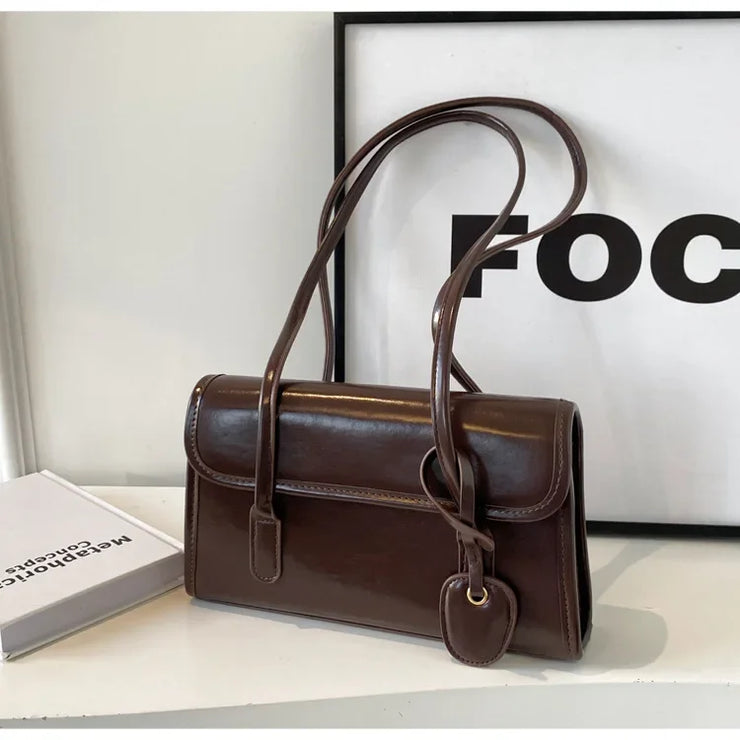 New High Sense Women Versatile Autumn and Winter Portable Shoulder Bag