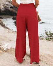Coastal Breeze High-Waist Lounge Pants