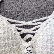 Two Piece Sets Women Summer Knit Camisole Elastic Waist Shorts