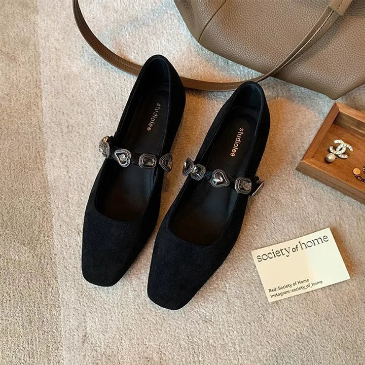 Shoes Women Flats Shallow Mouth Pointed Toe Loafers Ballerinas