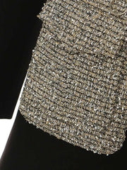 Riviera Tweed-Belted Blazer